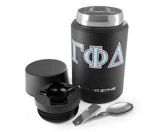 Gamma Phi Delta Sorority Greek Letters Food Container | Insulated Titan Copper Food Storage