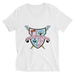 Gamma Phi Delta Unisex Kurzarm V-Ausschnitt T-Shirt