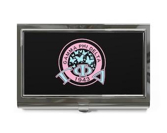 Quantum Phi Delta Sorority 1943 DPhiD Kreis Visitenkartenhalter