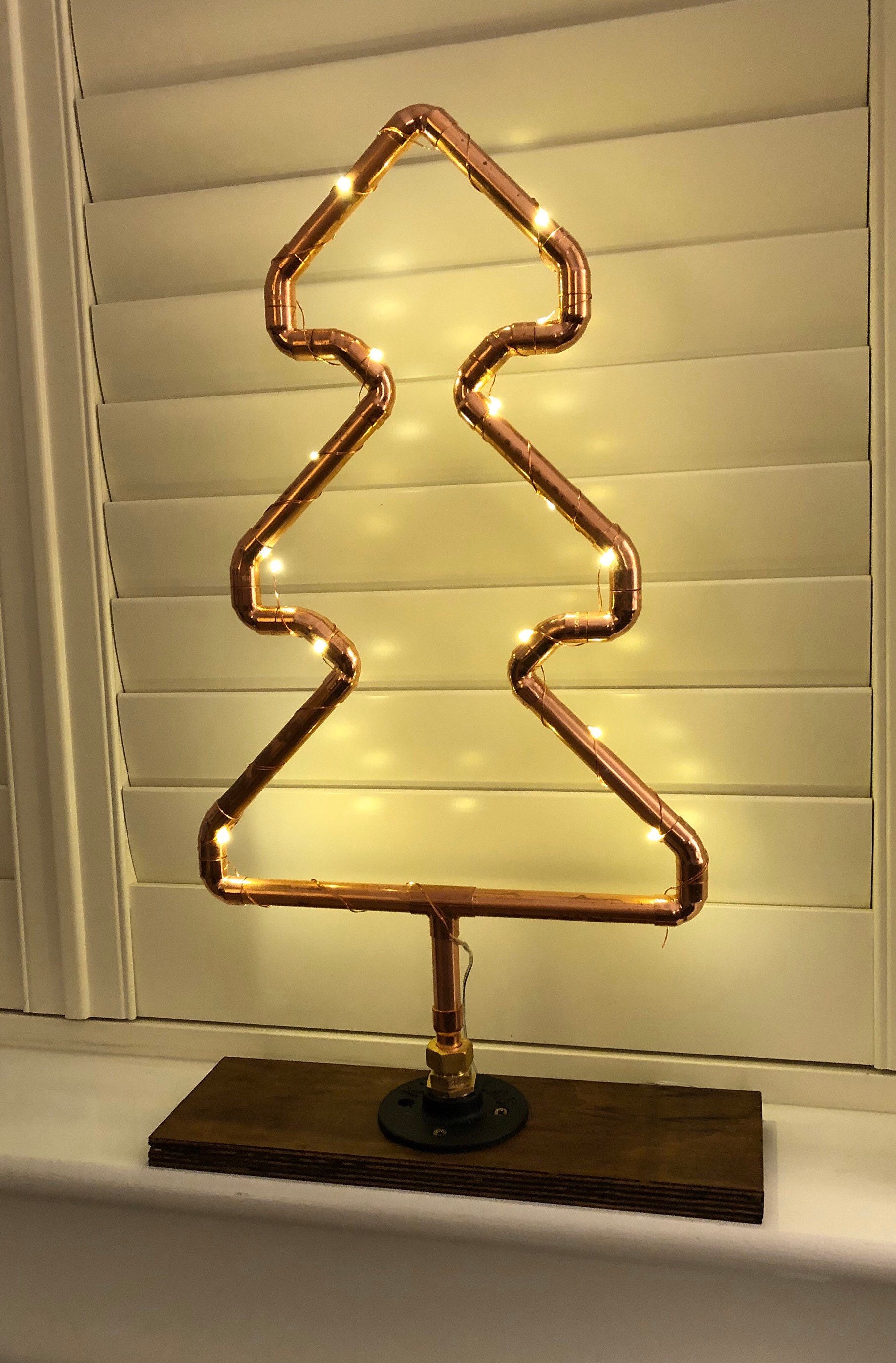 Copper Pipe Christmas Tree Etsy