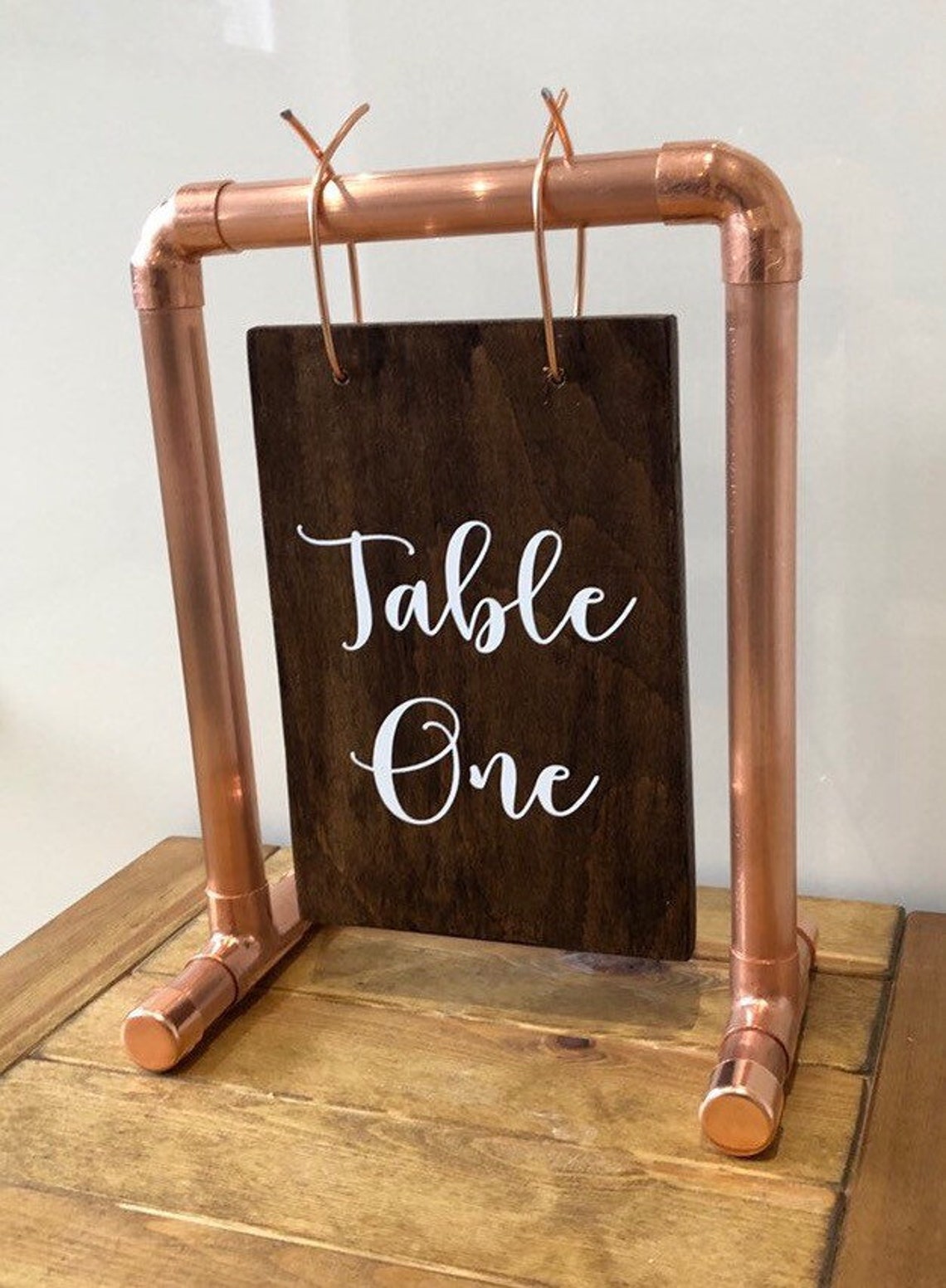 Wedding table number holder wedding table menu holder Etsy