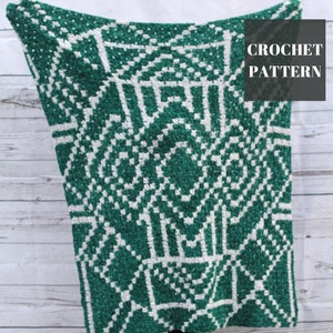 C2C Crochet Graphgan Blanket, C2C Crochet Blanket, C2C Crochet Pattern, Crochet Blanket Pattern, Crochet Afghan Pattern