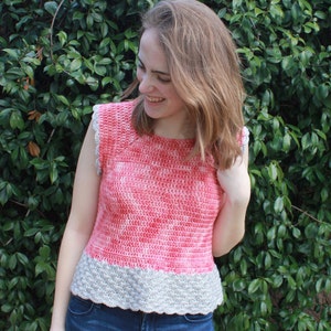 Crochet Top Pattern, Crochet Summer Top Pattern, Easy Crochet Pattern, Crochet Pattern, Easy Crochet Top image 2