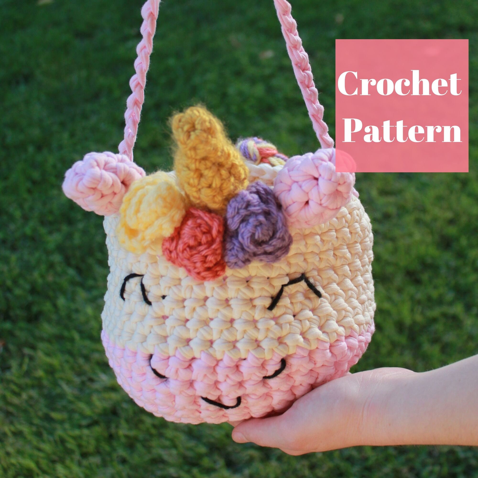unicorn purse crochet