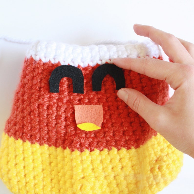 Jumbo Candy Corn Crochet Recipe PDF Pattern Amigurumi Crochet Toy Pattern Crochet Pattern Candy Corn Crochet Fall Crochet image 2