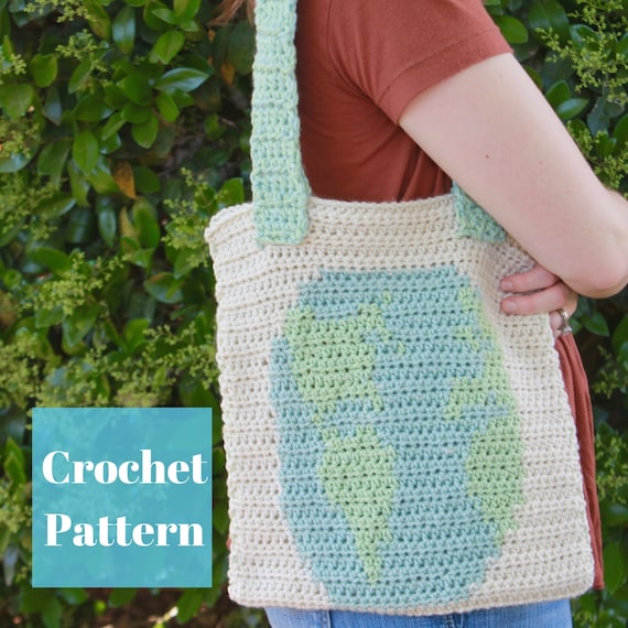 Etsy crochet shop market bag