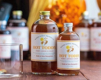 Wood Stove Kitchen Hot Toddy Mix (Honey, Lemon & Ginger), 16 oz