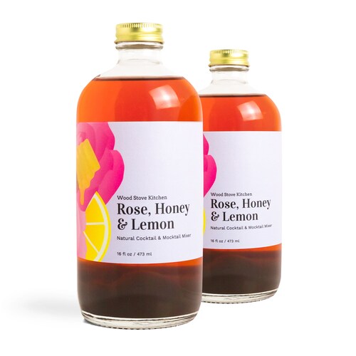 Rose With Honey & Lemon Cocktail and Drink Mixer 16 Fl Oz Etsy