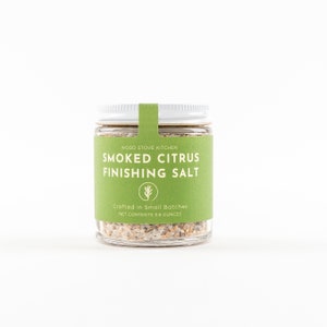 Wood Stove Kitchen Smoked Citrus Finishing Salt