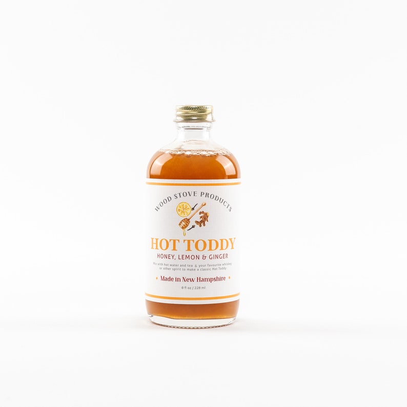 Wood Stove Kitchen Hot Toddy Mix Honey, Lemon & Ginger, 8 oz image 2