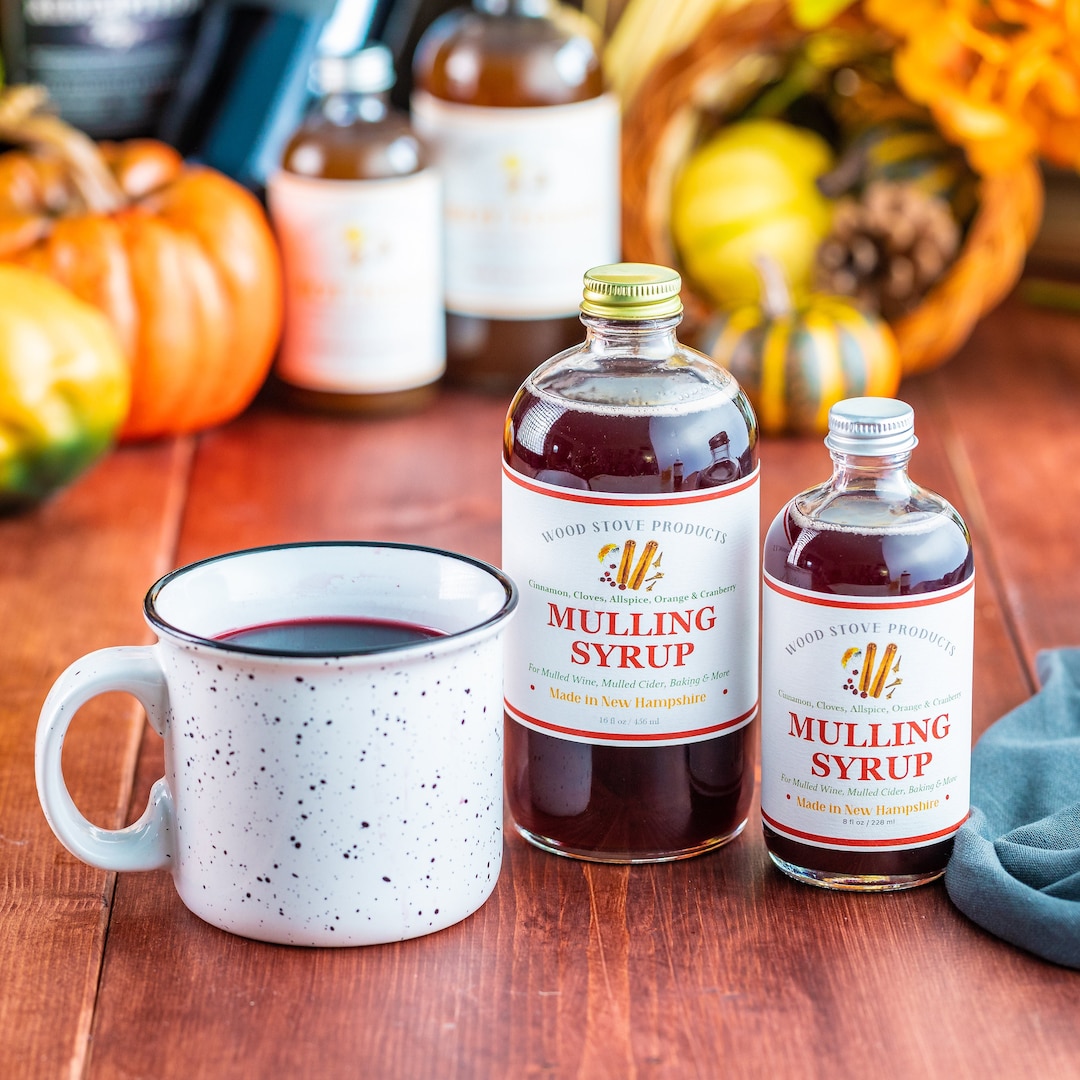Wood Stove Kitchen Mulling Syrup for Mulled Wine and Spiced Cider, 16 Oz Etsy
