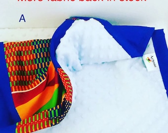 Ankara African Print Baby Blanket