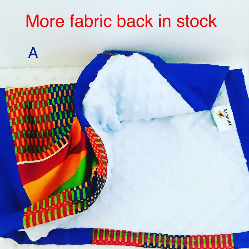 Ankara African Print Baby Blanket