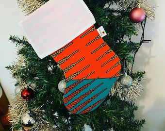 Christmas stockings | African Print | decorative Ornaments | Ethnic Christmas | African Christmas