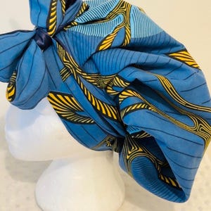 No Elastic Satin Lined Bonnet | scrub hat| turban