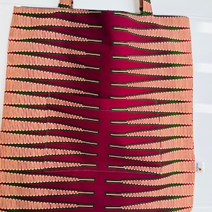 African Print (Ankara) Fully lined Tote bags