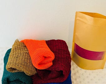 Afrikanisches Peeling-Badenetz | Sap DA, Duschkörper Scrubber