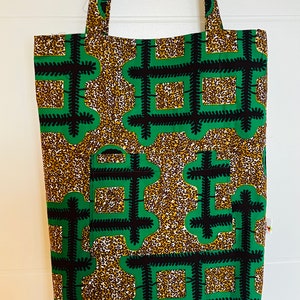 African Print Ankara Fully lined Tote bags image 8