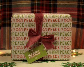 Wrapping Paper - Peace Print | Set of 4