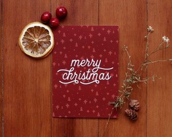 Merry Christmas Pattern | Holiday Card