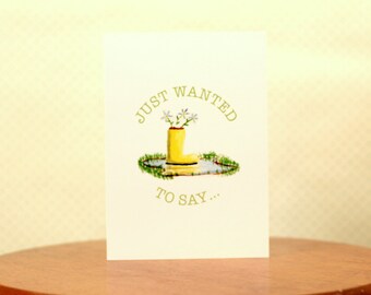 Rain Boot | All Occasions Greeting Card