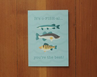 It's o-FISH-al | All Occasions Greeting Card