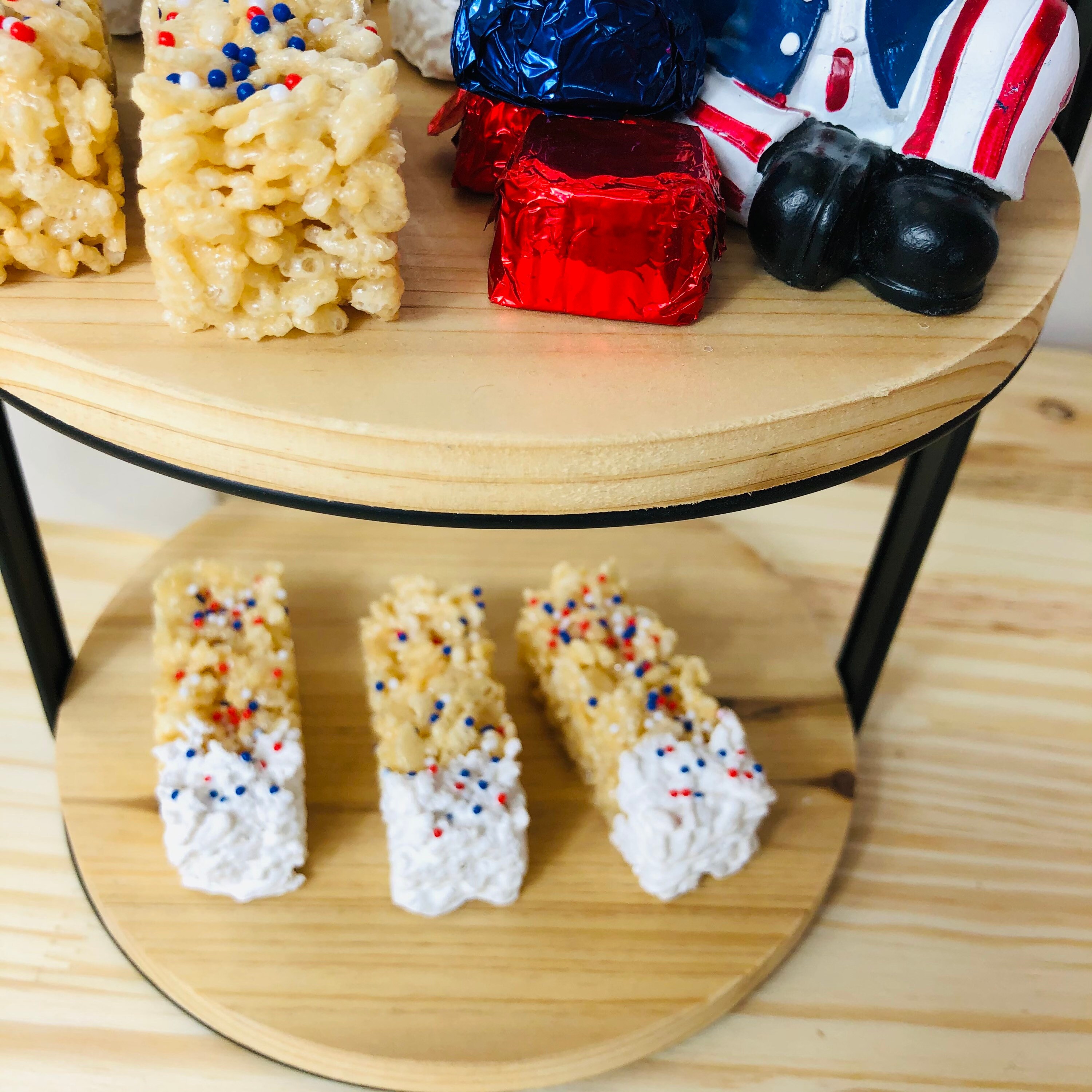 Fake Rice Krispies Patriotic Rice Krispies 4th of July Rice Etsy UK