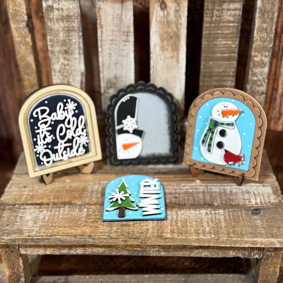 Mini Arch Signs for Mini Arch Boho Frames, Winter Mini Arch Signs, Mini ...
