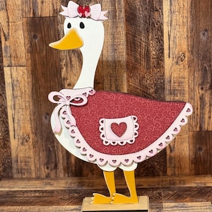 DIY Wood Interchangeable Goose, DIY Wood Goose, Valentine's Day Wood Goose, Goose Home Decor,