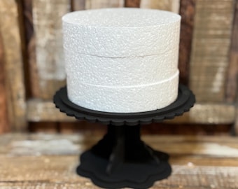 Decorative Pedestal Stand, Decorative Cake Plate, Cake Stand, Cake Platter, Cake Plate for Fake Bakes, Cake Display Stand, Laser Cut Stand