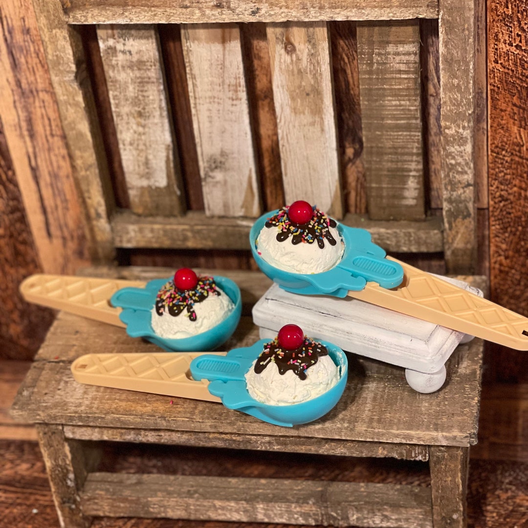 Faux Ice Cream Scoop, Fake Ice Cream, Birthday Party Decor, Summer ...
