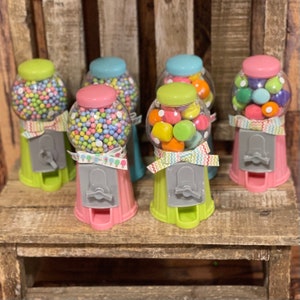 Mini Gumball Machines, Tiered Tray Decor