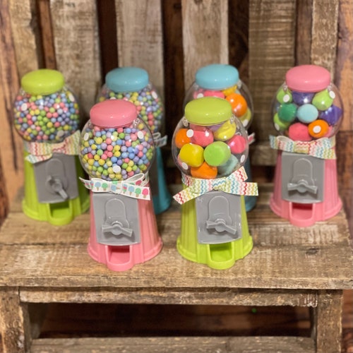 Mini Gumball Machines Tiered Tray Decor Etsy