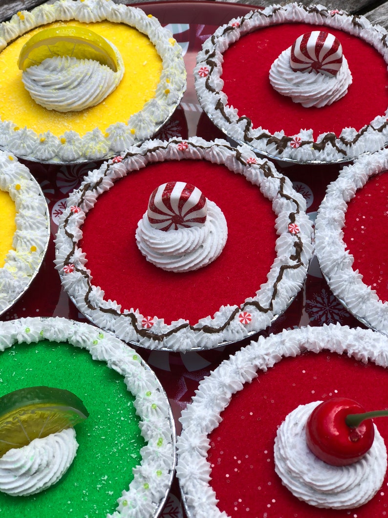 Fake Mini Pies Fake Bake Pies Fake Lemon Pie Fake Key Lime Etsy