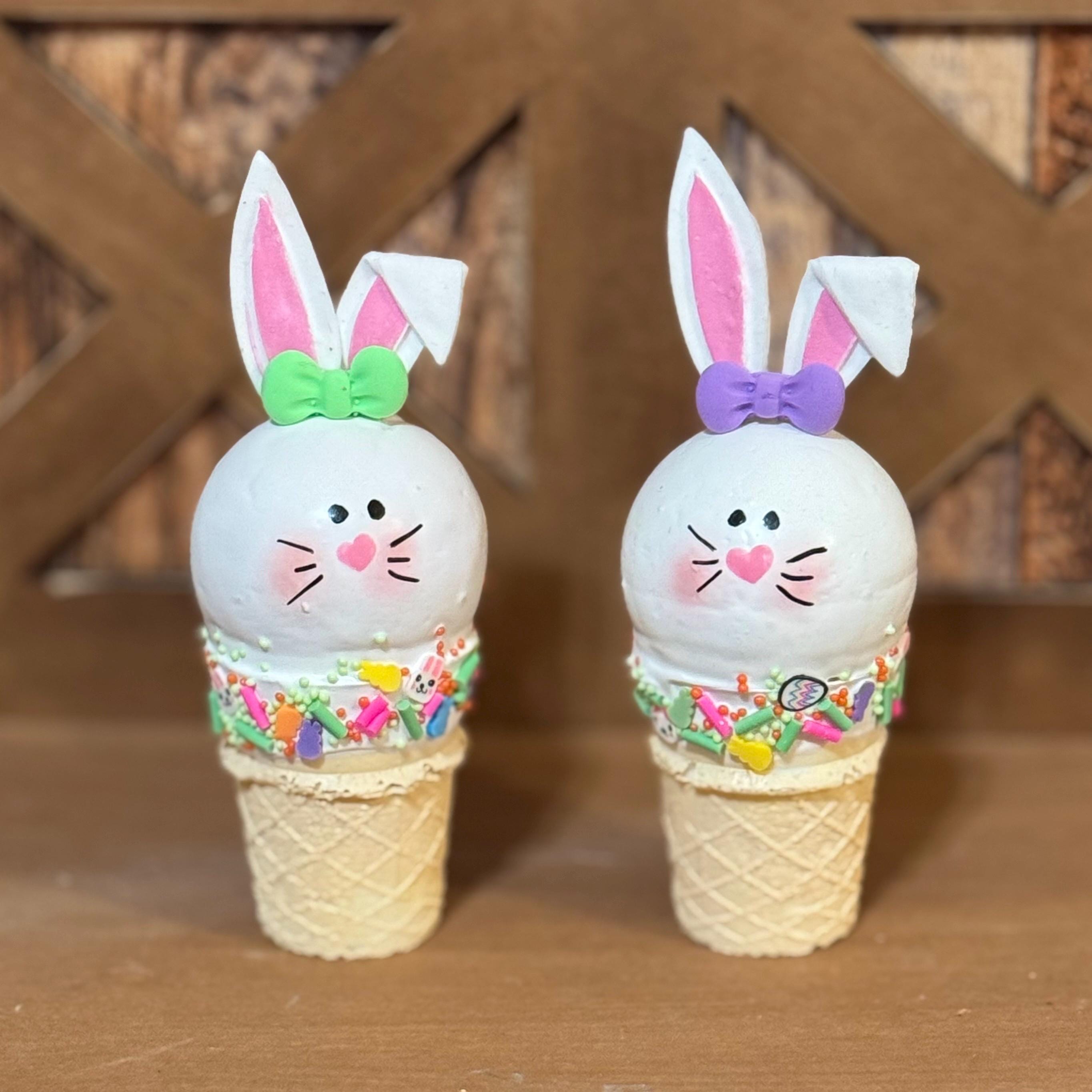 Ice Cream Cone Bunny