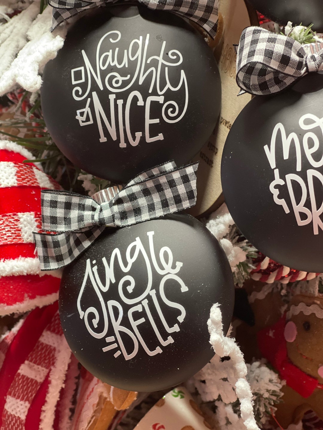 Christmas Ornaments, Farmhouse Christmas Ornaments, Ornaments for Farmhouse Christmas Ornaments