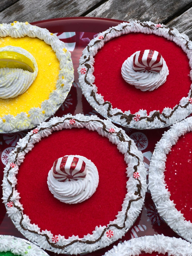 Fake Mini Pies Fake Bake Pies Fake Lemon Pie Fake Key Lime Etsy