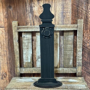 Mini Post Sign Holder, Mini Post Sign Hanger, Wood Sign Stand, Sign Stand for Table Display, Mini Sign Stand