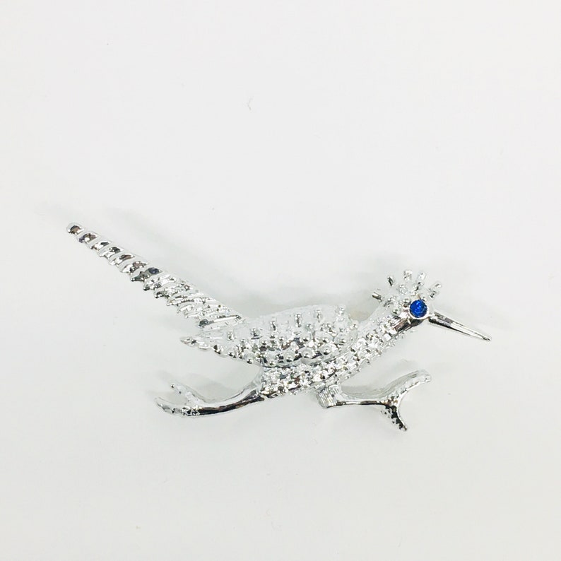 Gerrys Road Runner Silver Color Brooch Fashion Retro Costume Jewelry Vintage Brooch Mid Century Jewelry