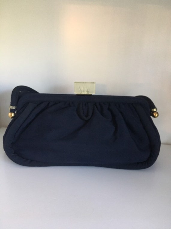 navy purse