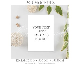 Download Modern Greenery Wedding Invitation Set Mockup Design Mockup Editable Psd Modern Original Mockup Ms44 567 3d Mockups Free Downloads PSD Mockup Templates