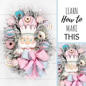 How To Make A Nutcracker Christmas Wreath, DIY Christmas Wreath Tutorial, How To Wreath Video, Do It Yourself Wreaths, DIY Wreath Guide