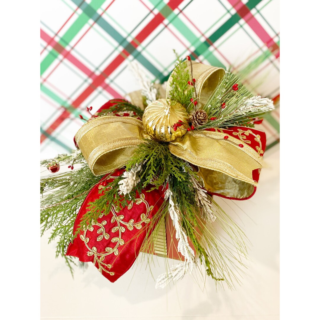 Christmas Present Centerpiece Christmas Kitchen Decor Etsy