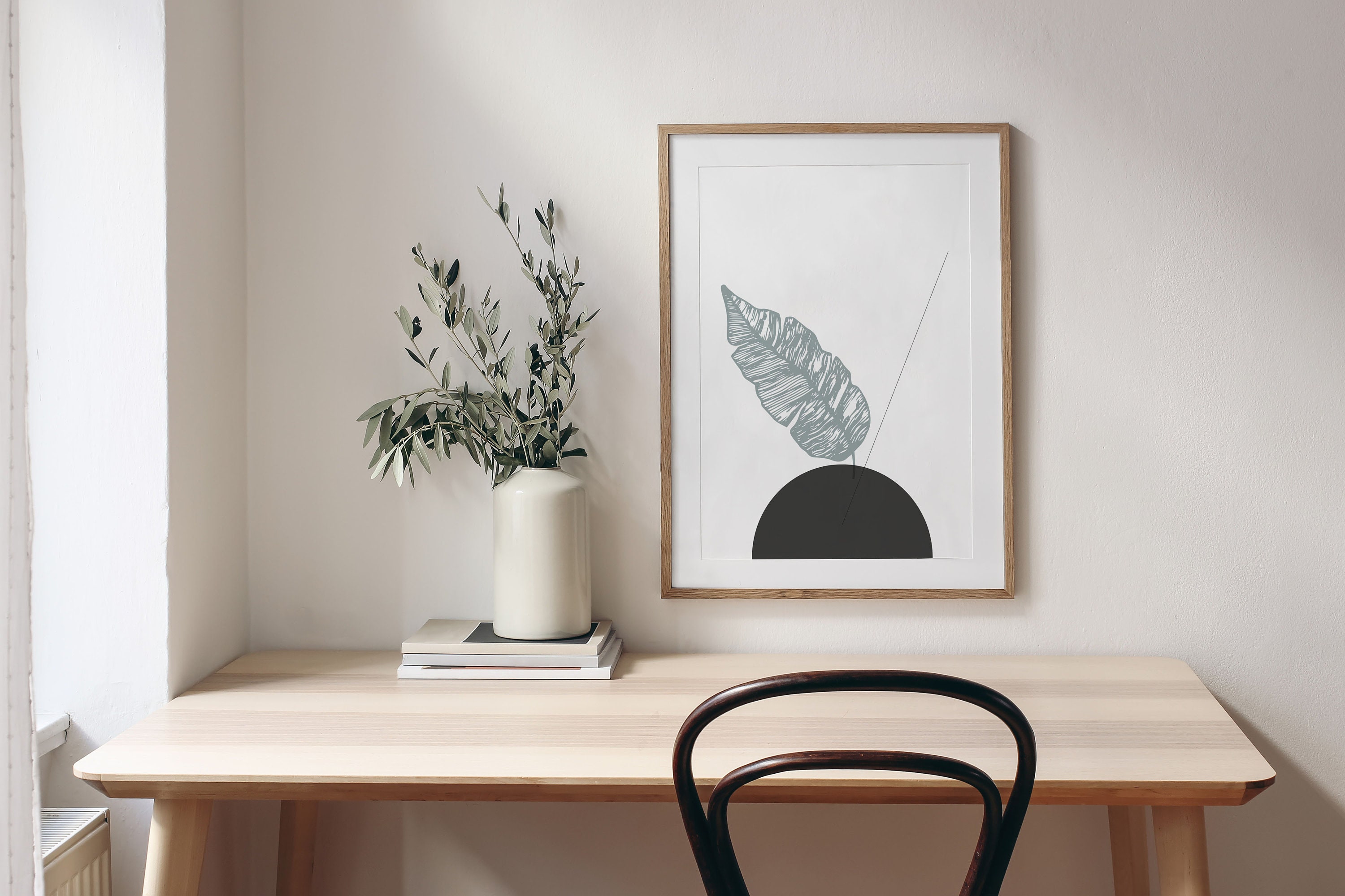 Contemporary poster 8X10 digital print on thick cardboard Etsy