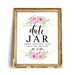 Date Jar Sign, Date Jar Sign Printable, Date Jar Wedding Sign, Share ...