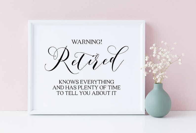 retirement printable retirement sayings funny retirement etsy