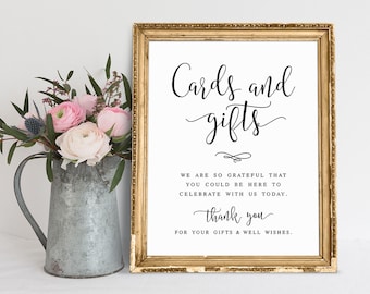 Cards And Gifts Sign, Wedding Gift Table Sign, Wedding Signs, Wedding Signage, Wedding Reception Signs, Cards And Gifts, Gift Sign Wedding