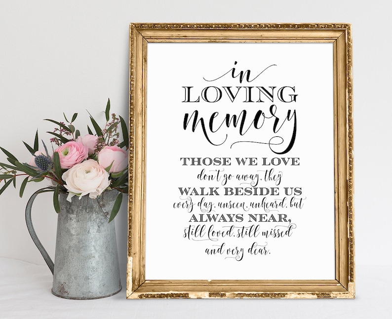 Wedding Signs In Loving Memory Sign Those We Love Dont Go Etsy wedding-signs-in-loving-memory-sign-those-we-love-dont-go-etsy