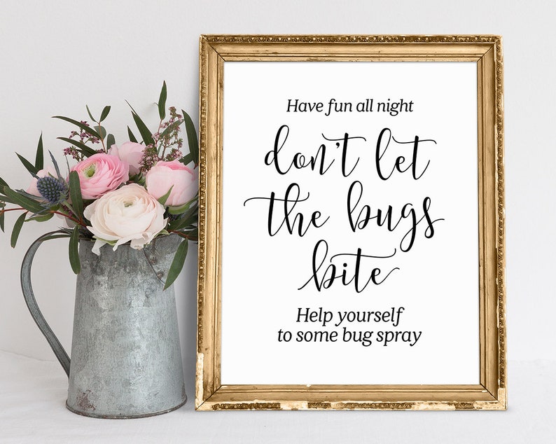 Don't Let the Bugs Bite Help Yourself for Some Bug Spray - Etsy