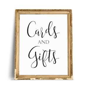 Wedding Signs, Cards And Gifts Sign, Wedding Printables, Cards And Gifts, Wedding Cards Sign, Gifts Sign, Reception Signs, Wedding Prints